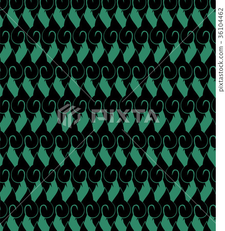 Antique seamless retro green pattern background Antique seamless retro green pattern background 36104462