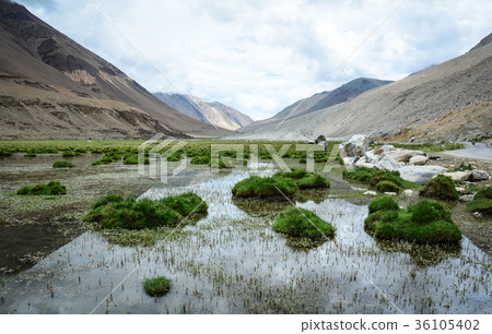 Mountain scenery in Ladakh, Northern India Mountain scenery in Ladakh, Northern India 36105402