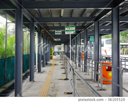 Tung Chung Bus Station in Hong Kong Tung Chung Bus Station in Hong Kong 36105520