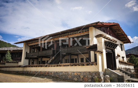 Traditional houses at Tibetan village in China Traditional houses at Tibetan village in China 36105631