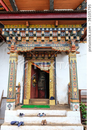 Tibetan monastery in Thimphu, Bhutan 36105795