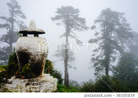 Tibetan monastery in Thimphu, Bhutan 36105839