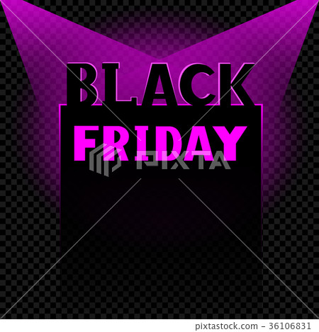 black friday text in pink neon light lamp black friday text in pink neon light lamp 36106831