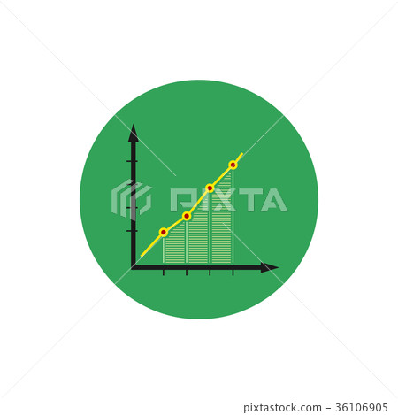 Infographics icon, chart icon, vector illustration Infographics icon, chart icon, vector illustration 36106905