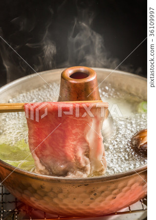 黑毛和牛牛肉涮鍋火鍋涮火鍋日本牛肉 36109997
