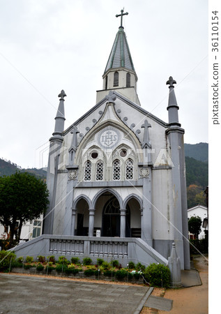 Tsuwano天主教堂在老城區 36110154