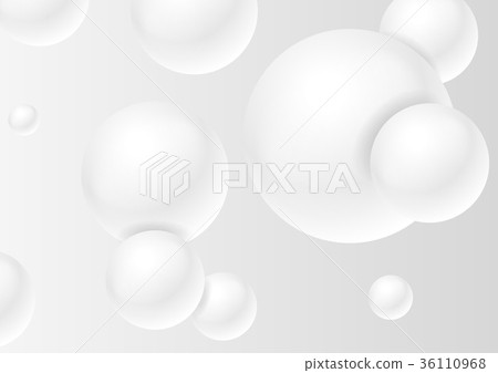 Abstract grey minimal futuristic balls background 36110968