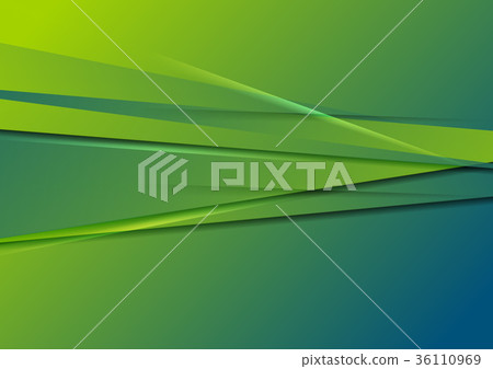 Green blue abstract stripes vector background Green blue abstract stripes vector background 36110969