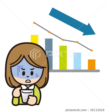 Woman investing on a smartphone (slump) Woman investing on a smartphone (slump) 36112626