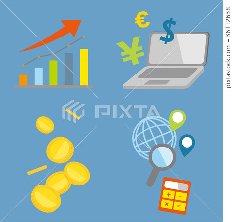 投資般的圖標 投資般的圖標 36112638