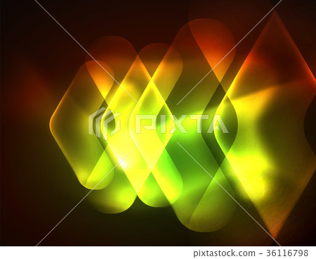 Futuristic neon glowing arrows techno background Futuristic neon glowing arrows techno background 36116798