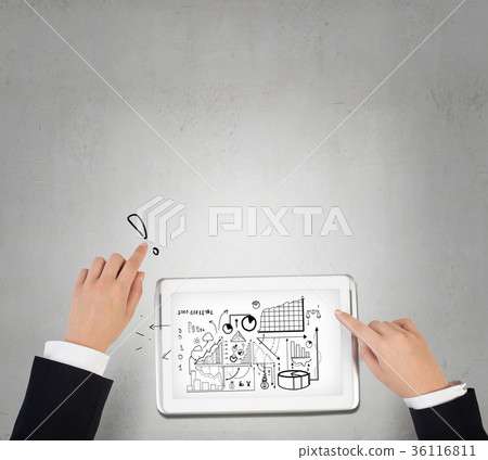 Online business concept 36116811