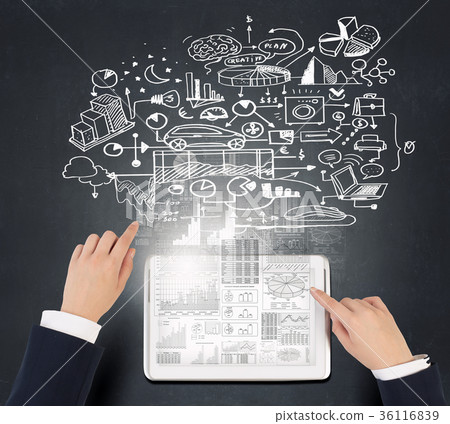 Online business concept 36116839