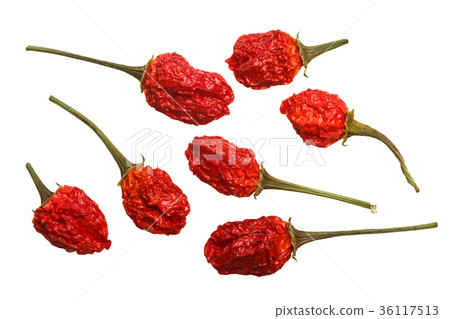 Dried Aji Coracao de galinha C. baccatum,top,paths 36117513