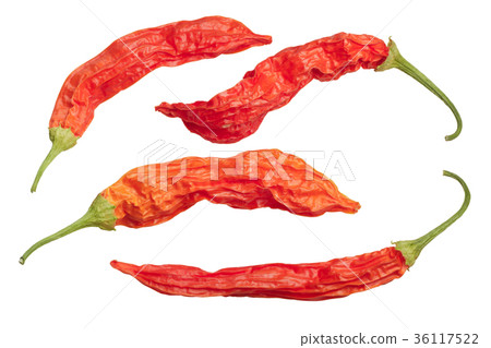 Dried Aji Wundertute peppers C baccatum, top,paths Dried Aji Wundertute peppers C baccatum, top,paths 36117522