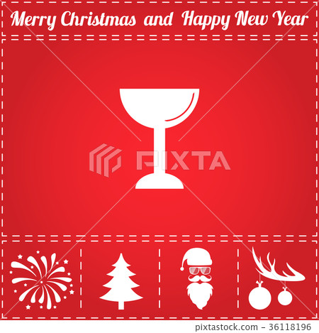 Wine glass Icon Vector Wine glass Icon Vector 36118196