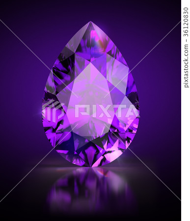 pear-shaped amethyst 36120830