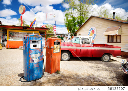 SELIGMAN, ARIZONA, USA - MAY 1, 2016 SELIGMAN, ARIZONA, USA - MAY 1, 2016 36122207