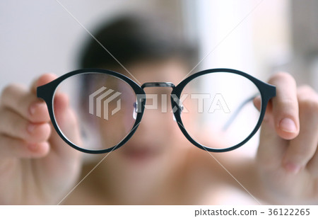 teenager kid boy in myopia correction glasses teenager kid boy in myopia correction glasses 36122265