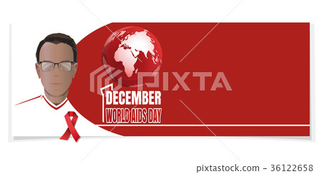 Horizontal banner for World AIDS Day Horizontal banner for World AIDS Day 36122658