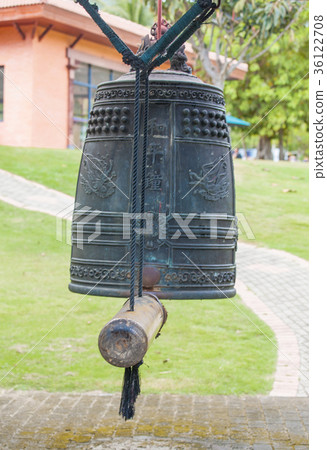 Square Bells in the center of Buddhism Nanshan  36122708