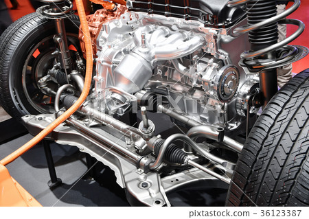 車展汽車發動機 36123387