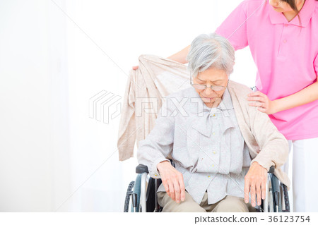 關懷圖像轉移輔助場景聽故事老人冷病 36123754