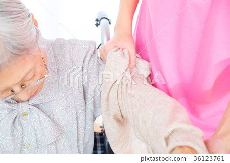 關懷圖像轉移輔助場景聽故事老人冷病 36123761