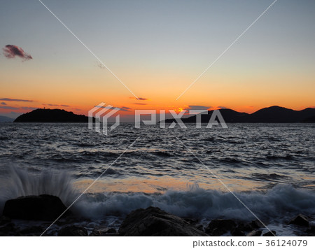 Sunset view of Harima Pass Sunset view of Harima Pass 36124079