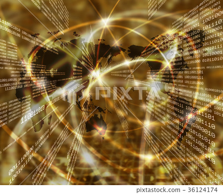 世界地圖,數字和互聯網 世界地圖,數字和互聯網 36124174