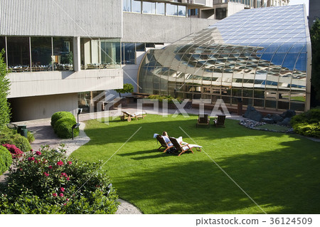 Zone of rest and relaxation in a modern hotel Zone of rest and relaxation in a modern hotel 36124509
