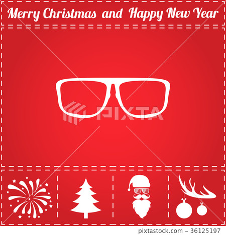 Glasses Icon Vector 36125197