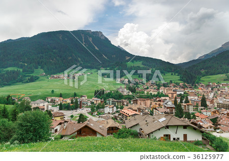 Village in the Dolomites Village in the Dolomites 36125977