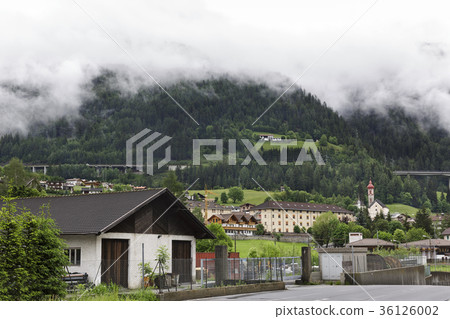 Village in the Dolomites Village in the Dolomites 36126002