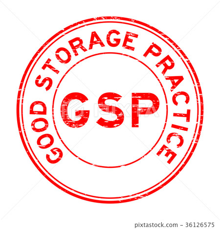 Grunge red GSP (Good storage practice) rubber seal 36126575