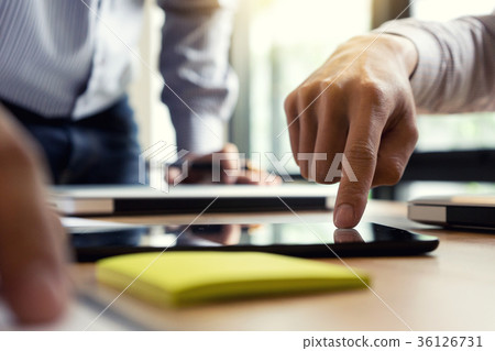 Freelance business man work together Freelance business man work together 36126731