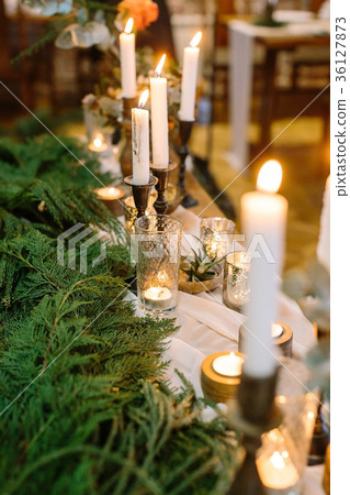 new year, interior design, winter concept. long 36127873
