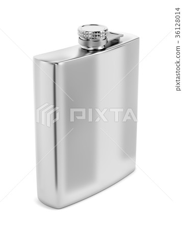 Silver hip flask 36128014