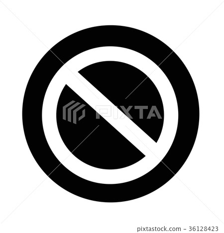 插圖素材: stop sign icon