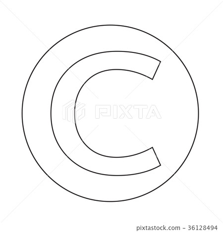copyright symbol icon copyright symbol icon 36128494