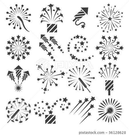 firework简笔画图片