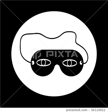 sleep eye mask icon 36128922