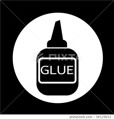 插图素材: glue icon