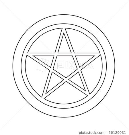 Pentagram icon Pentagram icon 36129081