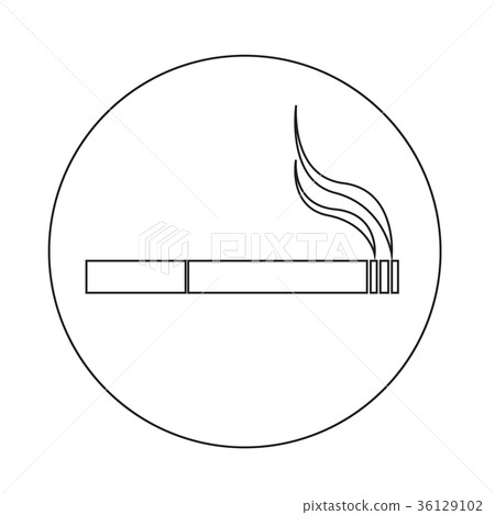 Cigarette icon 36129102