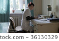the nurse in the hospital writes 36130329