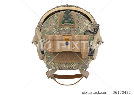 Helmet military protection, back view Helmet military protection, back view 36130422