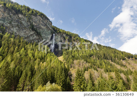 Jungfernsprung waterfall in Carinthia, Austria. 36130649