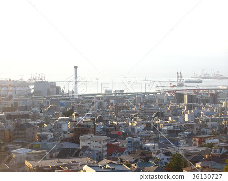 Kobe port seen from Kobe Rokko 36130727