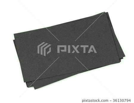 Mock up of black blank business cards fan stack Mock up of black blank business cards fan stack 36130794